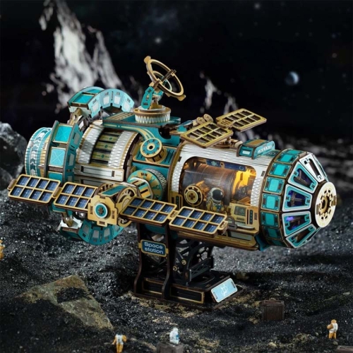 Steam 3D puzzle - Celestial Prism Space Station