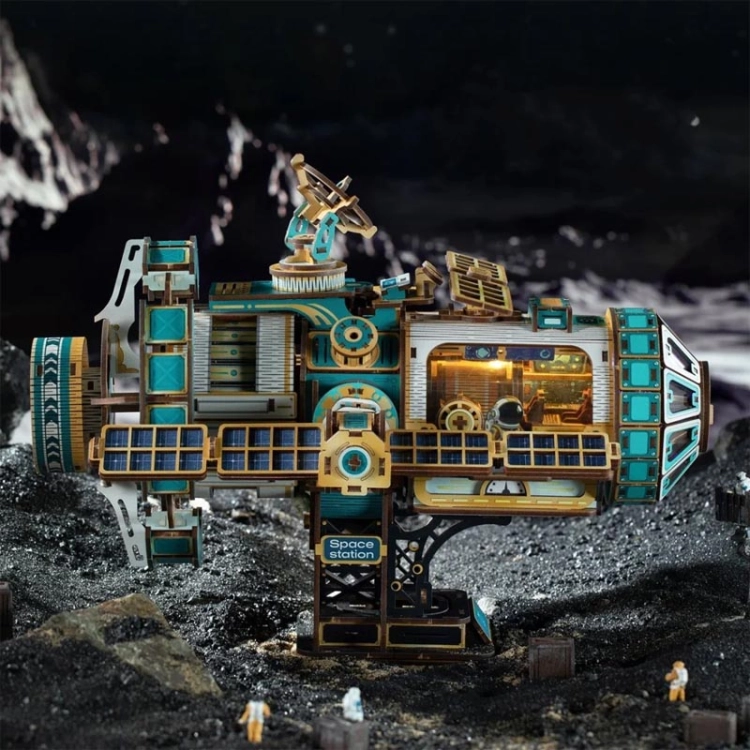 Steam 3D puzzle - Celestial Prism Space Station