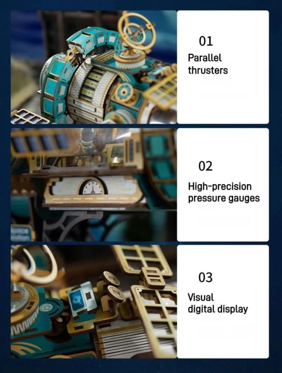 Steam 3D puzzle - Celestial Prism Space Station