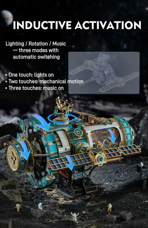 Steam 3D puzzle - Celestial Prism Space Station