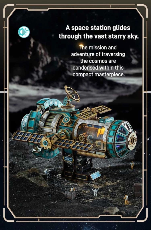 Steam 3D puzzle - Celestial Prism Space Station