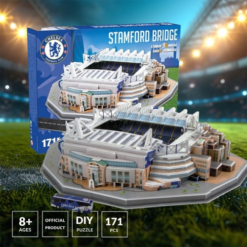 Stadion piłkarski - Chelsea FC - Puzzle 3D 171 elementów - model klubowy