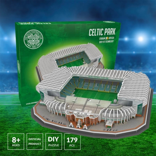 Stadion piłkarski CELTIC PARK - Celtic FC - Puzzle 3D 179 elementów - model klubowy