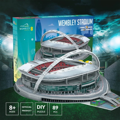 Stadion piłkarski - Wembley - Puzzle 3D 75 elementów - model klubowy