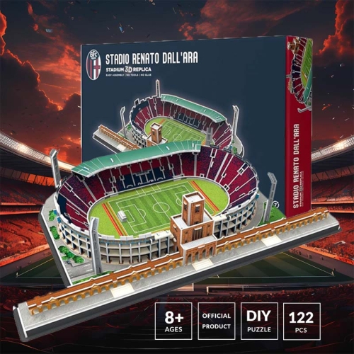 Stadion piłkarski Bologna FC - Weareone Renato dall'Ara - Puzzle 3D 122 elementy - model klubowy