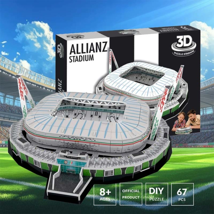 Stadion piłkarski ALLIANZ Juventus FC - Puzzle 3D 67 elementów - model klubowy
