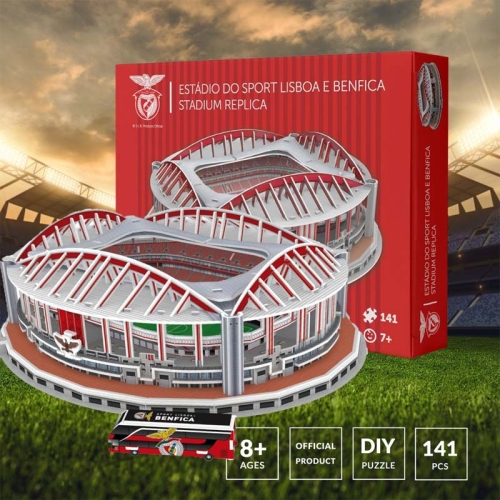Stadion piłkarski BENFICA - SL Benfica FC - Puzzle 3D 141 elementów