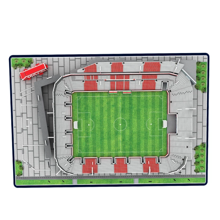 Stadion Miejski im. Józefa Piłsudskiego - CRACOVIA - Puzzle 3D 154 elementy - model klubowy