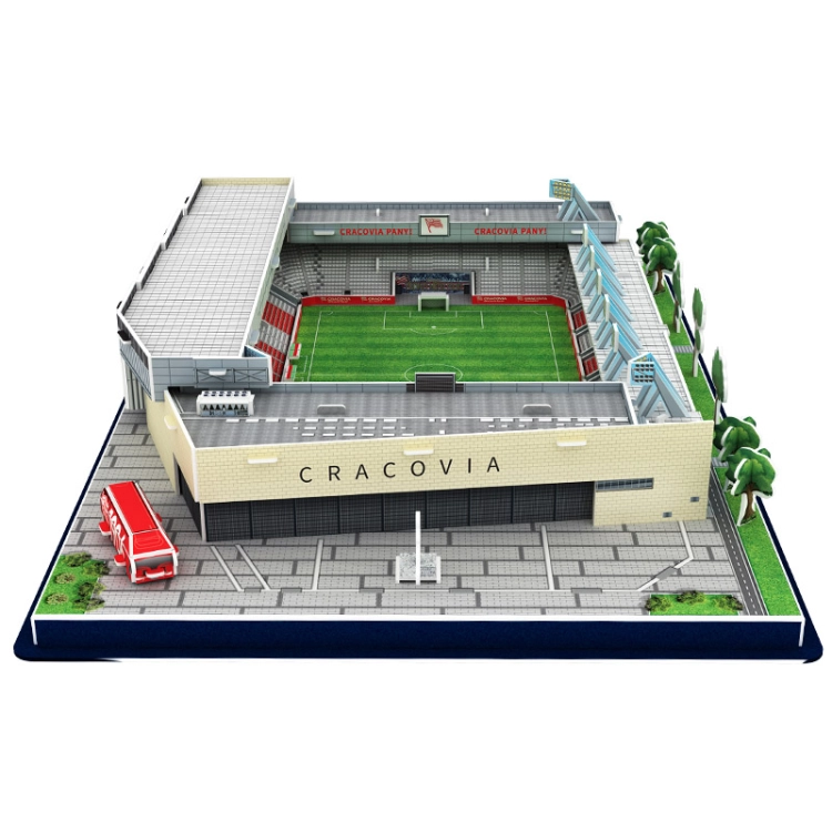 Stadion Miejski im. Józefa Piłsudskiego - CRACOVIA - Puzzle 3D 154 elementy - model klubowy