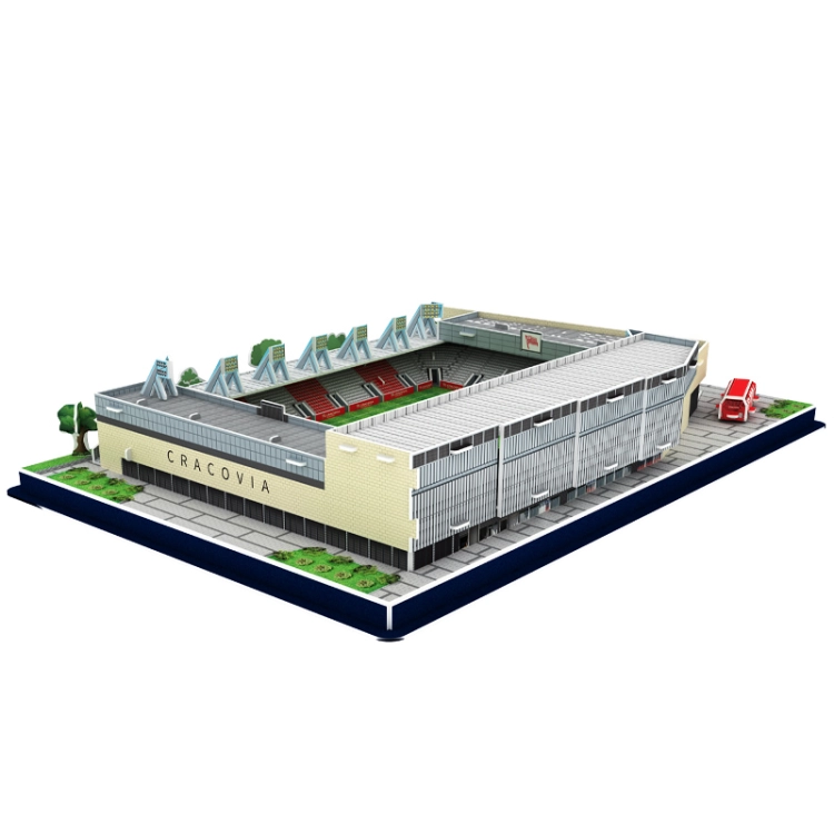 Stadion Miejski im. Józefa Piłsudskiego - CRACOVIA - Puzzle 3D 154 elementy - model klubowy