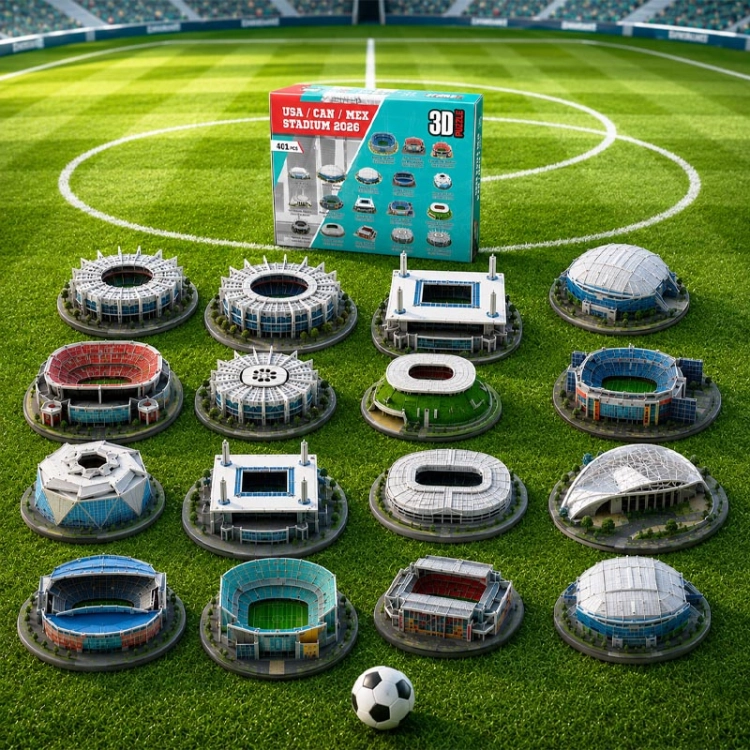 World cup 2026 USA Canada Mexico - Puzzle 3D - 401 elementów