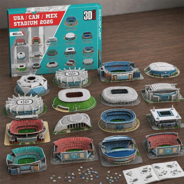 World cup 2026 USA Canada Mexico - Puzzle 3D - 401 elementów