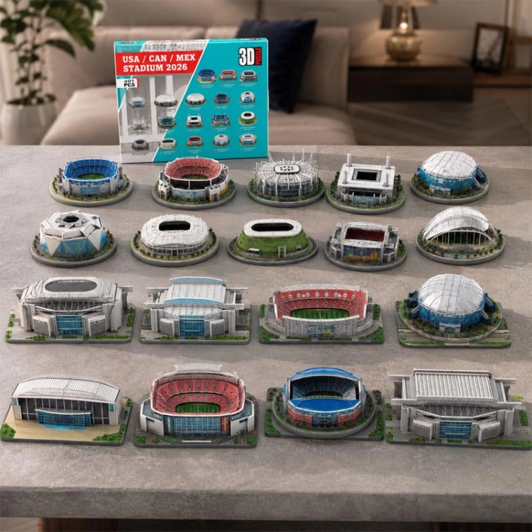 World cup 2026 USA Canada Mexico - Puzzle 3D - 401 elementów