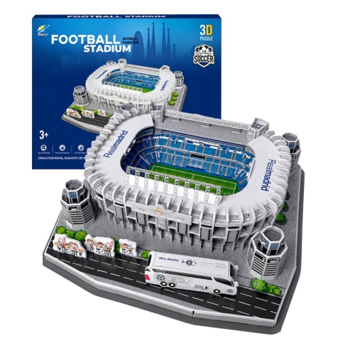Stadion piłkarski - SANTIAGO BERNABEU - Real Madryt FC - Puzzle 3D 138 elementów