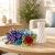 Niebieski bukiet kwiatów - flower box DIY