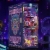 Miniaturowy domek Book Nook - Cyber City