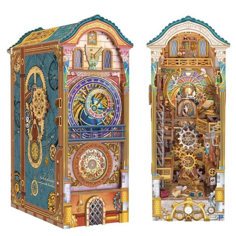 Miniaturowy domek Book Nook - Tajemnice zegarowej wieży