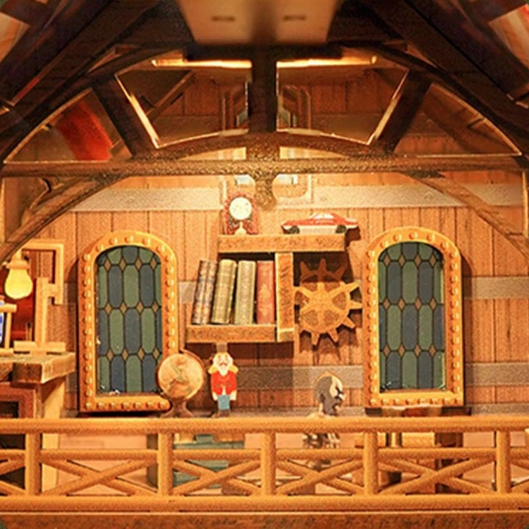 Miniaturowy domek Book Nook - Tajemnice zegarowej wieży