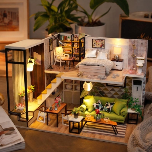 Miniaturowy domek - Skandynawska prostota