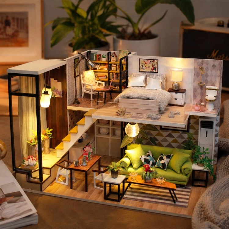 Miniaturowy domek - Skandynawska prostota