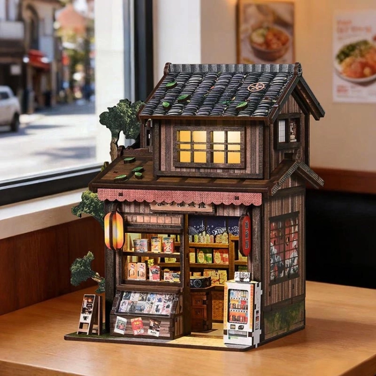 Miniaturowy domek Book Nook - Kioto market