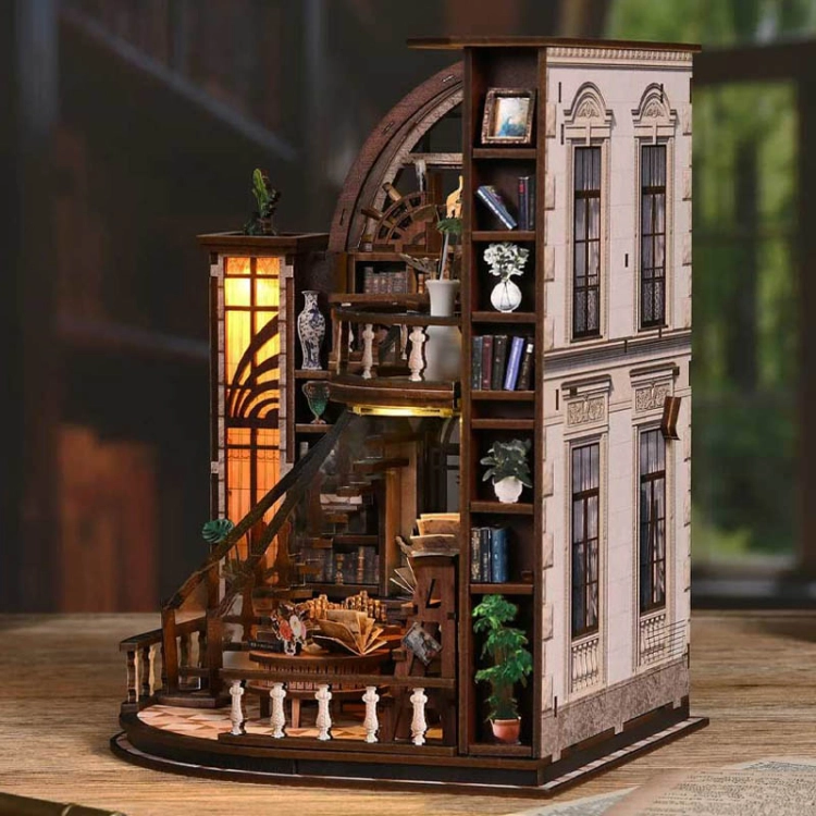 Miniaturowy domek Book Nook - Skarbiec mistrza ksiąg