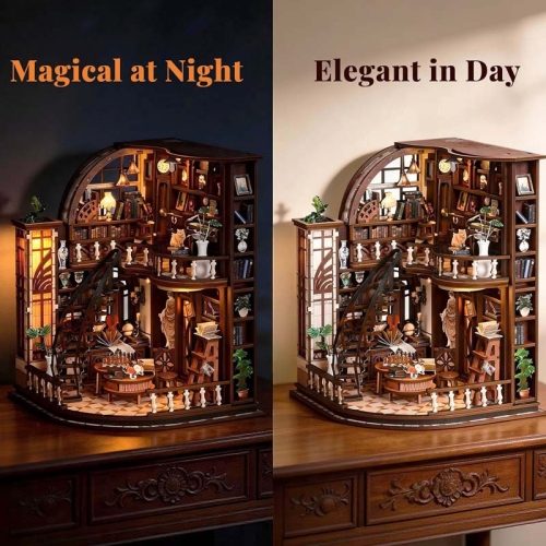Miniaturowy domek Book Nook - Skarbiec mistrza ksiąg