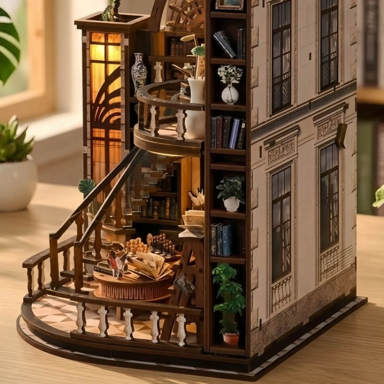 Miniaturowy domek Book Nook - Skarbiec mistrza ksiąg