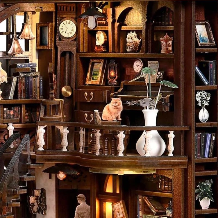 Miniaturowy domek Book Nook - Skarbiec mistrza ksiąg