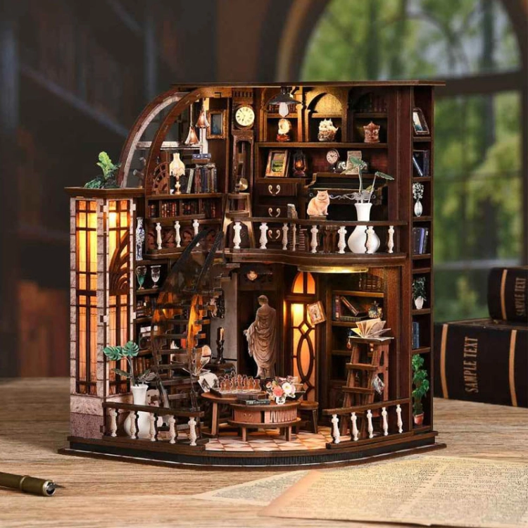 Miniaturowy domek Book Nook - Skarbiec mistrza ksiąg
