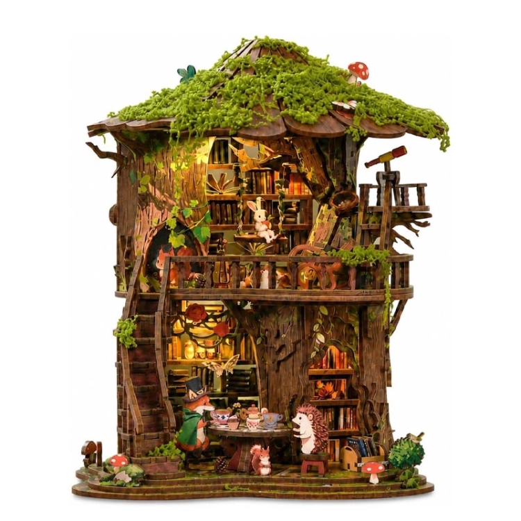Miniaturowy domek Book Nook - Kroniki Starego Dębu
