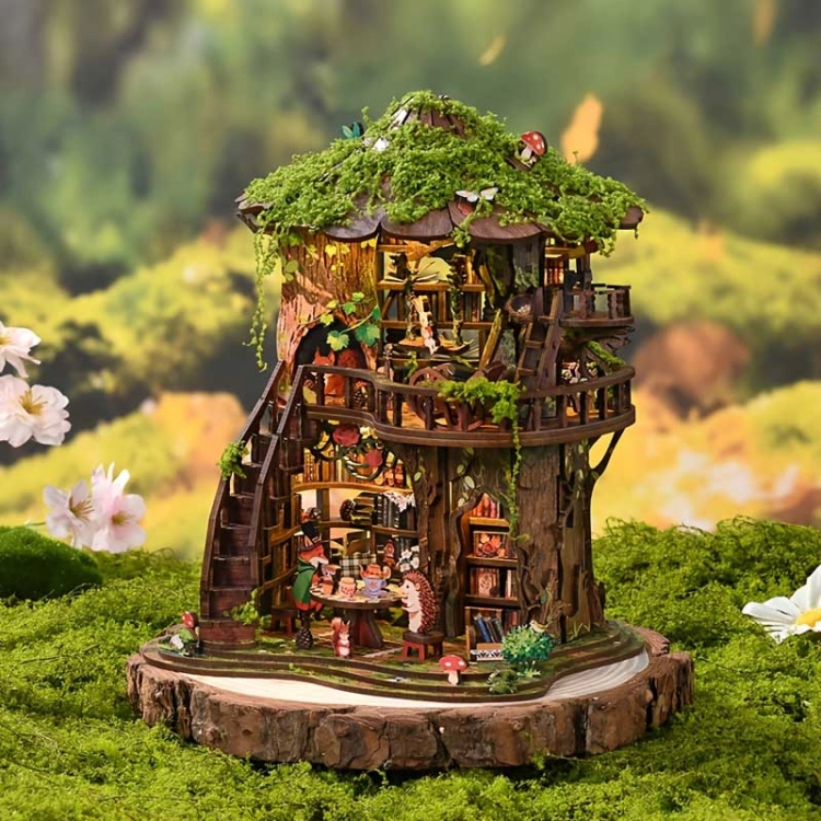 Miniaturowy domek Book Nook - Kroniki Starego Dębu