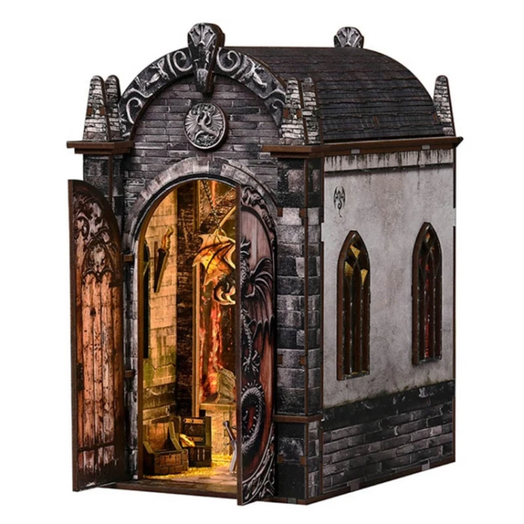 Miniaturowy domek Book Nook - Wieża Szkarłatnego Smoka