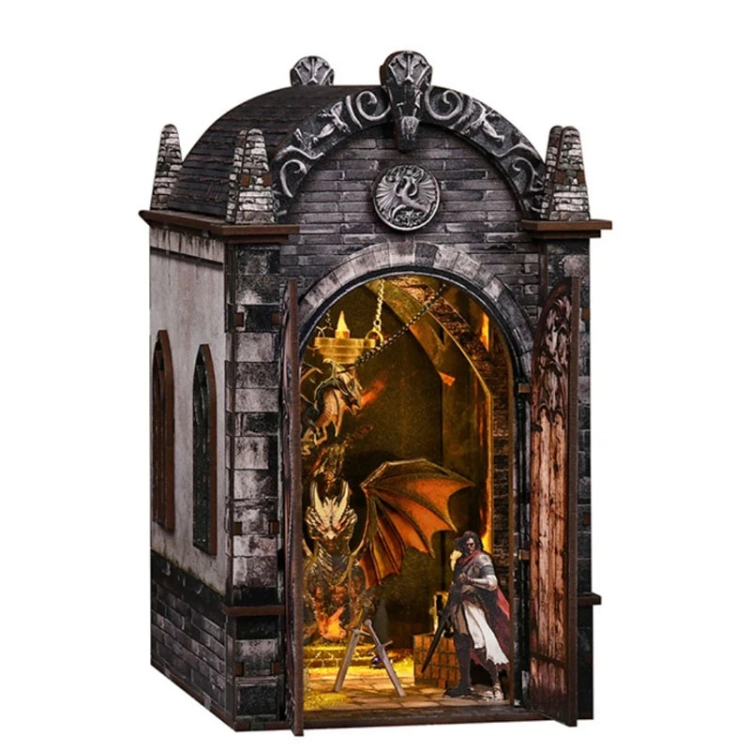 Miniaturowy domek Book Nook - Wieża Szkarłatnego Smoka