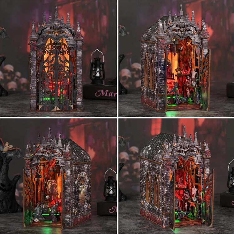 Miniaturowy domek Book Nook - Krypta Czarnego Kruka