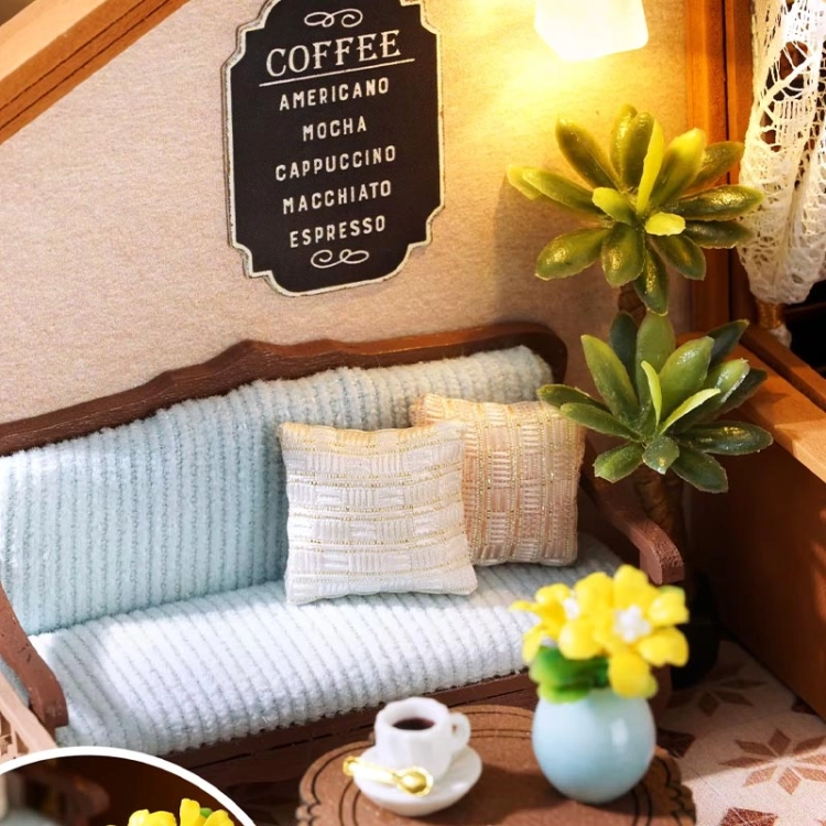Miniaturowy domek - Przystanek Cafe