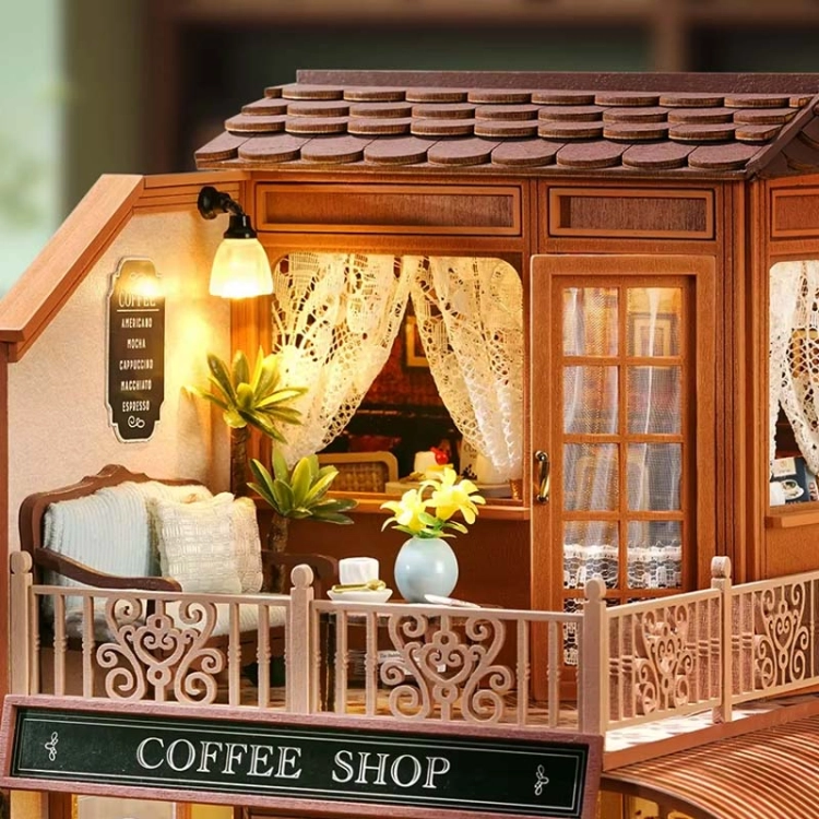 Miniaturowy domek - Przystanek Cafe