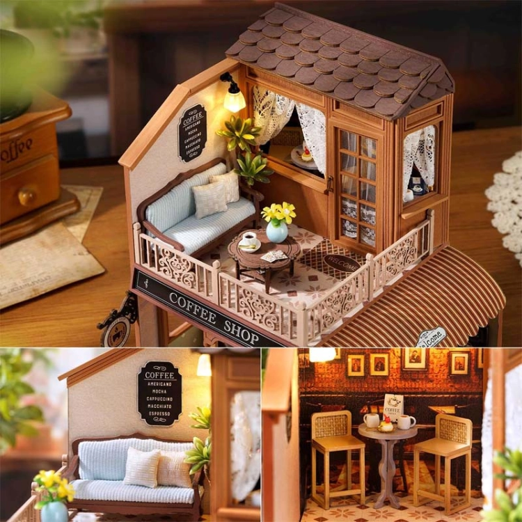 Miniaturowy domek - Przystanek Cafe