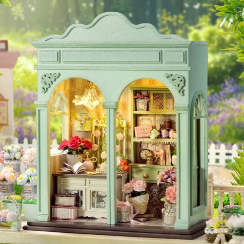 Miniaturowy domek - Kwitnące marzenia