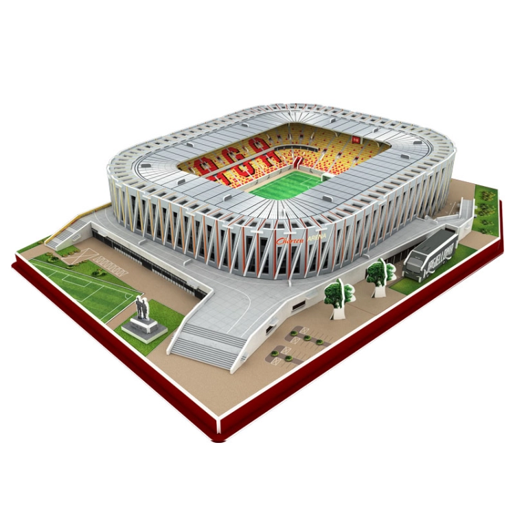 Stadion piłkarski Chorten Arena BKS Jagiellonia Białystok puzzle 3D - 104 elementy