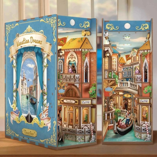 Miniaturowy domek Book Nook - Weneckie marzenie
