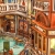 Miniaturowy domek Book Nook - Weneckie marzenie