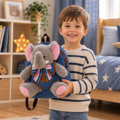 Plecak pluszowy ze słonikiem Elephant puppy CUTE ANIMALS