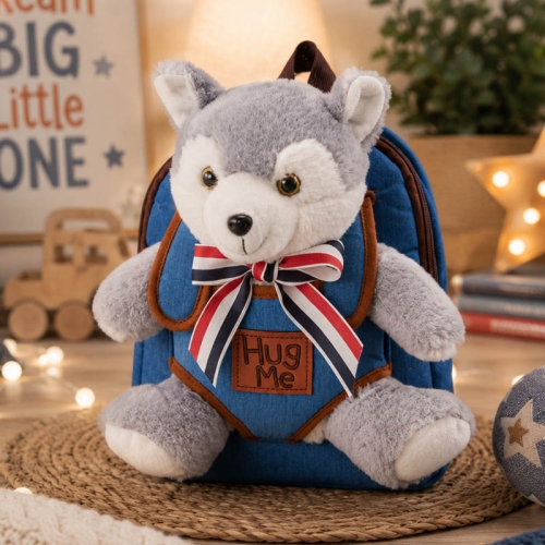 Plecak pluszowy z wilczkiem Wolf puppy CUTE ANIMALS