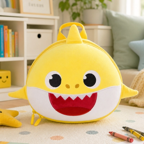Plecak SUPERCUTE - Baby shark żółty