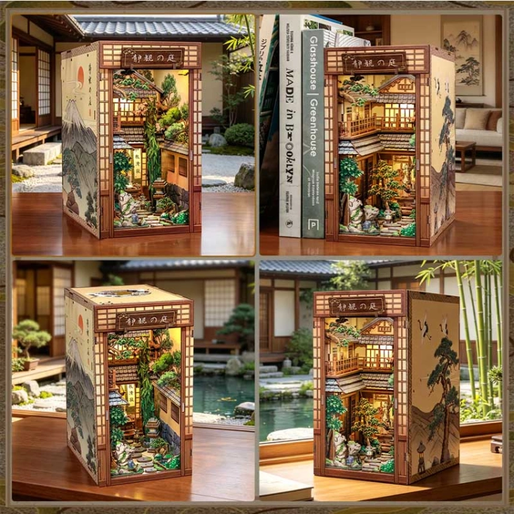 Miniaturowy domek book nook - Oaza ZEN