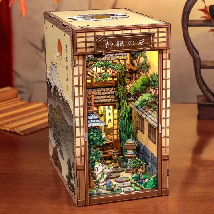 Miniaturowy domek book nook - Oaza ZEN