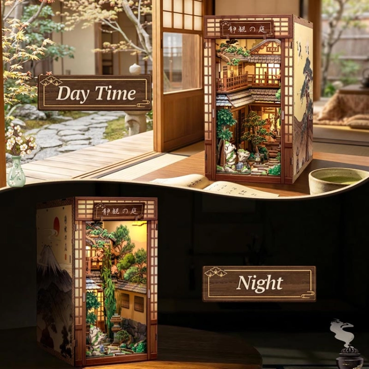 Miniaturowy domek book nook - Oaza ZEN