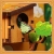 Miniaturowy domek book nook - Mały książę i lis