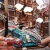 Miniaturowy domek book nook - Zimowa Japonia
